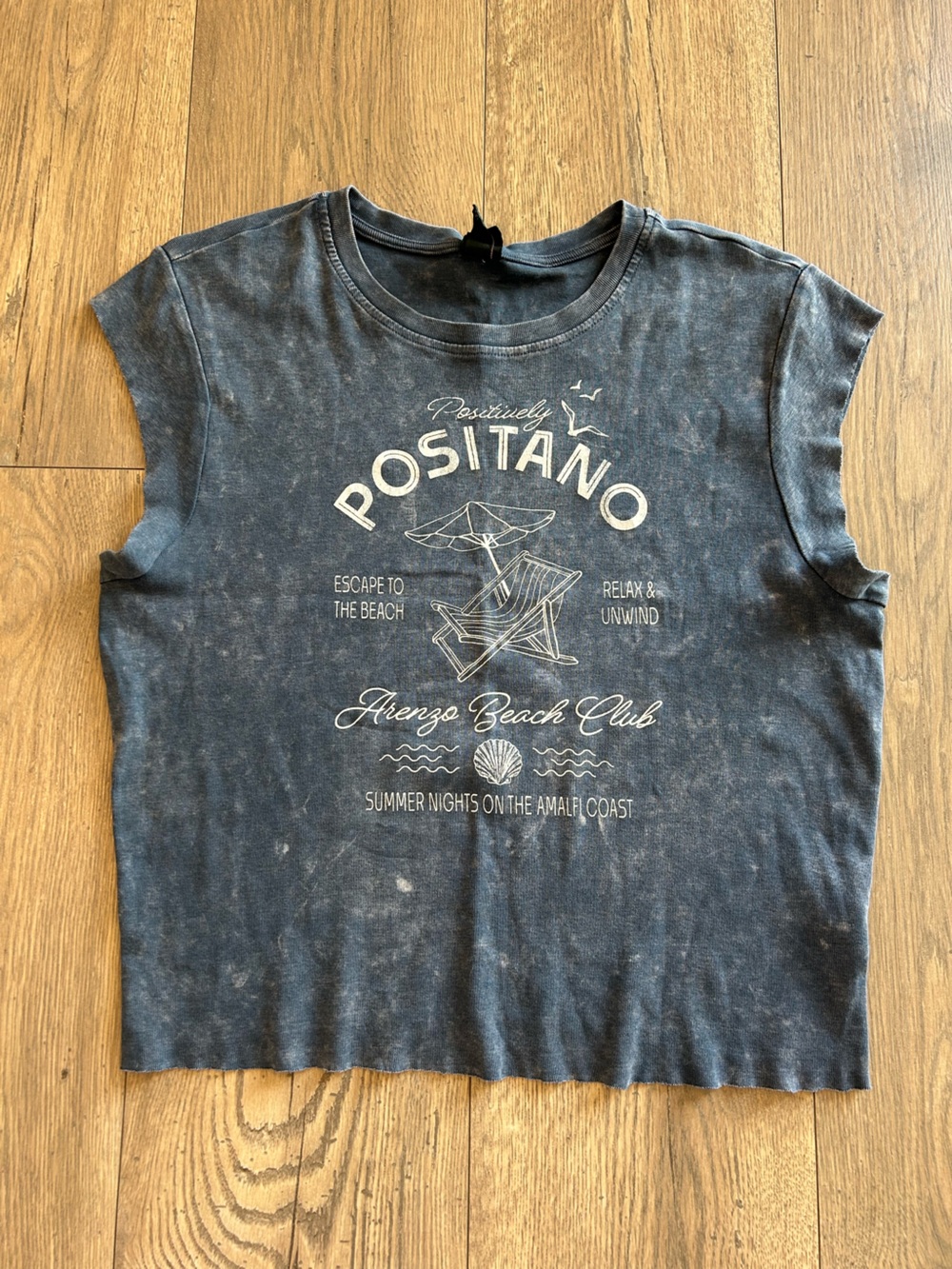 Wild Fable Positano Graphic Crop Tee